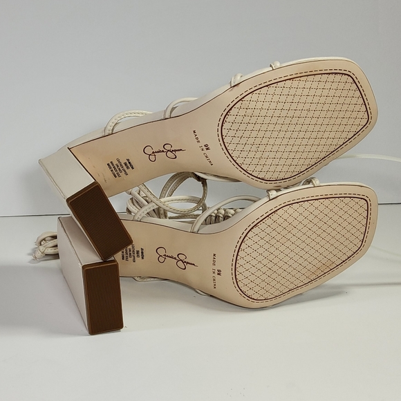 Jessica Simpson Women's Maena Ankle Wrap Sandal Heeled - Picture 16 of 16